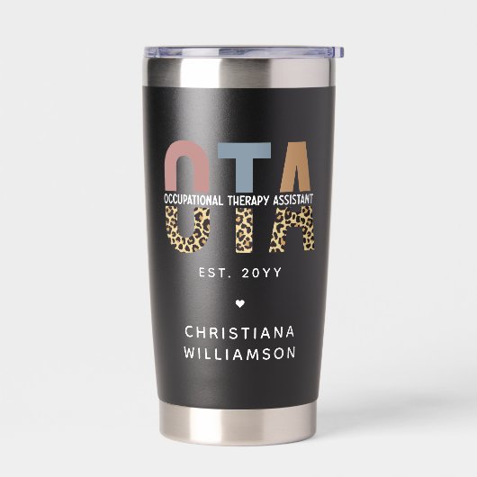 Aangepaste OTA Assistent-cadeaus voor beroepsmatig Geïsoleerde Drinkbeker (Links)