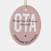 Aangepaste OTA Assistent-cadeaus voor beroepsmatig Keramisch Ornament (Rechts)