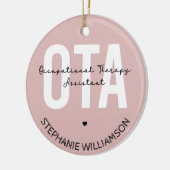 Aangepaste OTA Assistent-cadeaus voor beroepsmatig Keramisch Ornament (Links)