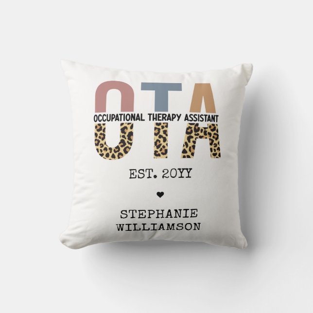 Aangepaste OTA Assistent-cadeaus voor beroepsmatig Kussen (Voorkant)