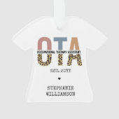 Aangepaste OTA Assistent-cadeaus voor beroepsmatig Ornament (achterkant)