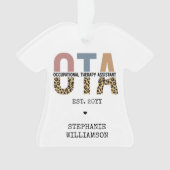 Aangepaste OTA Assistent-cadeaus voor beroepsmatig Ornament (voorkant)