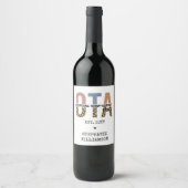Aangepaste OTA Assistent-cadeaus voor beroepsmatig Wijn Etiket (Voorkant)