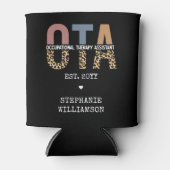 Aangepaste OTA-ergotherapieassistent-cadeaus Blikjeskoeler (Voorkant)