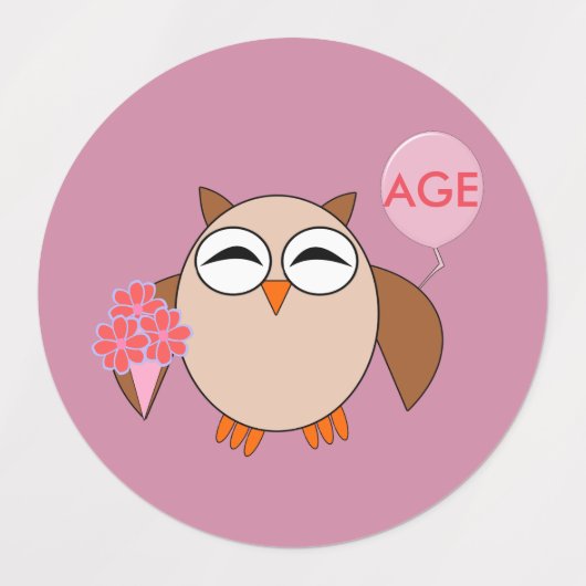 Aangepaste ouderdag labels (Design 2)