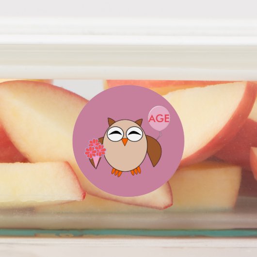 Aangepaste ouderdag labels (Aangebracht)