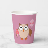 Aangepaste ouderdag papieren bekers (Achterkant)