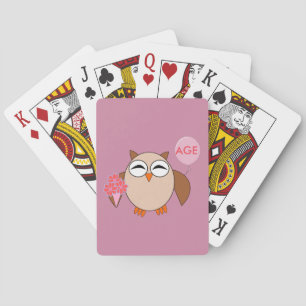 Aangepaste ouderdag voor het spelen van wedstrijdk speelkaarten