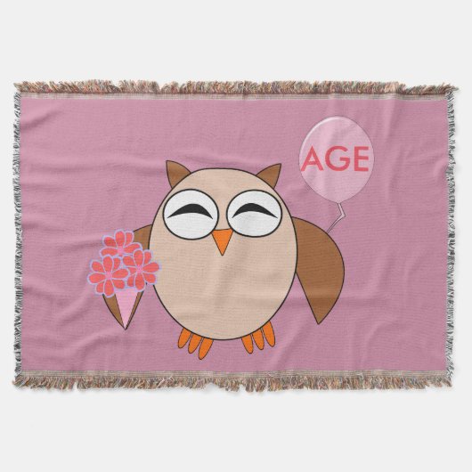 Aangepaste ouderdom voor vogeldag - driemannen deken (Voorkant)