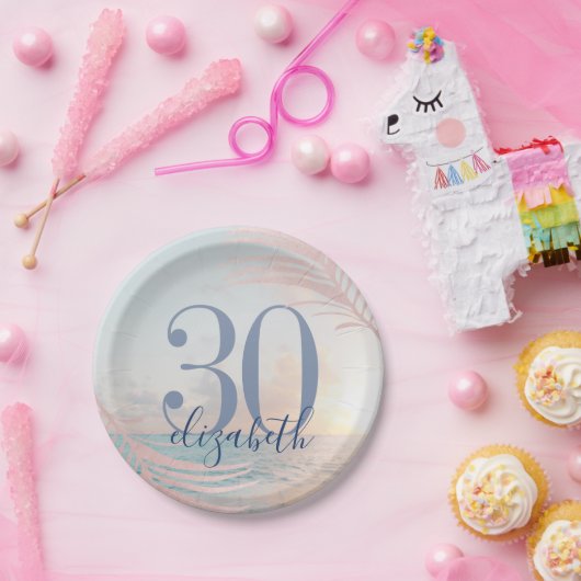 Aangepaste ouderleeftijd voor elke verjaardag papieren bordje (Feest)