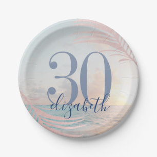 Aangepaste ouderleeftijd voor elke verjaardag papieren bordje