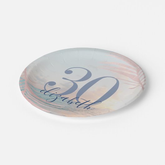 Aangepaste ouderleeftijd voor elke verjaardag papieren bordje (Gekanteld)