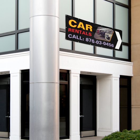 Aangepaste Outdoor Banner voor Autohuur (Buitenkant Gebouw)