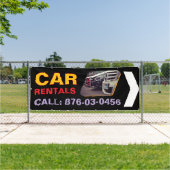 Aangepaste Outdoor Banner voor Autohuur (Insitu)