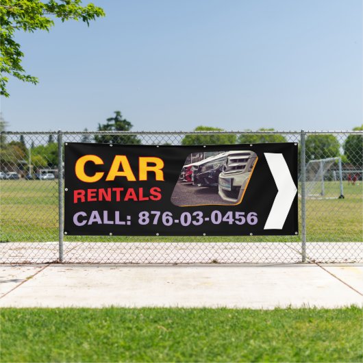Aangepaste Outdoor Banner voor Autohuur (Insitu)