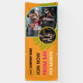 Aangepaste outdoor gym advertentie banner (Verticaal)
