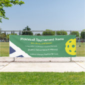 Aangepaste Outdoor Pickleball Toernooi Banner (Insitu)