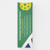 Aangepaste Outdoor Pickleball Toernooi Banner (Verticaal)