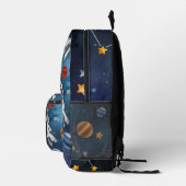 Aangepaste Outer Space Galaxy Shuttle Bedrukte Rugzak (Rechts)
