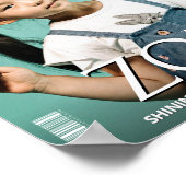 Aangepaste OUTER-tijdschriftcover voor tienermeisj Poster (Hoek)