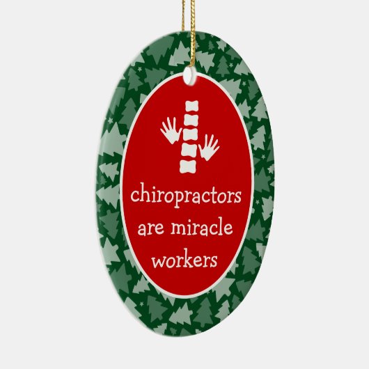 Aangepaste ovale chiropractor Ornament (Rechts)