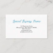 Aangepaste ovale foto Kleurrijke boom hart artwork Visitekaartje (Achterkant)