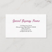 Aangepaste ovale foto Kleurrijke Tree Heart Art Visitekaartje (Achterkant)