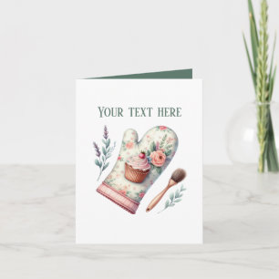 Aangepaste ovenwant van Cute Bakery Kaart