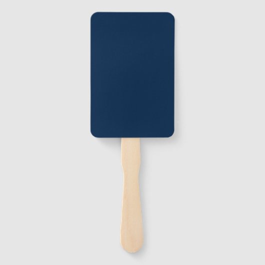 Aangepaste Oxford Blue Paddle Fans – Bulk Set Handwaaier (Achterkant)