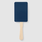 Aangepaste Oxford Blue Paddle Fans – Bulk Set Handwaaier (Voorkant)