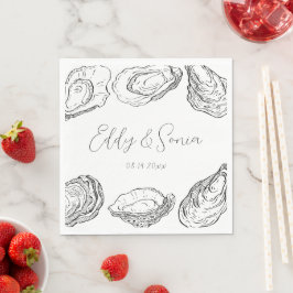 Aangepaste Oyster Party servetten