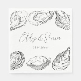 Aangepaste Oyster Party servetten