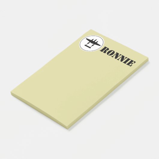 Aangepaste P-38 bliksem Post-it Notities in USAAF  Post-it® Notes (Schuin)