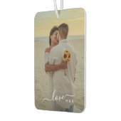 Aangepaste paar Afbeeldingen en eenvoudige liefde Luchtverfrisser (Links)