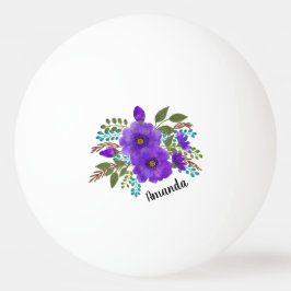 Aangepaste paarbloemen pingpongbal