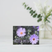 Aangepaste paarbloemen Tuinfoto Floral Visitekaartje (Staand voorkant)