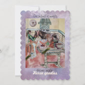 Aangepaste paard goodies label uitnodiging (Voorkant)