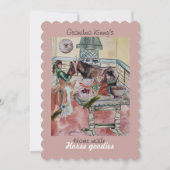 Aangepaste paard goodies label uitnodiging (Voorkant)