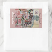 Aangepaste paard goodies label uitnodiging (Tas)