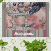aangepaste paard goodies theedoek (Gevouwen)
