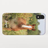 Aangepaste paardenfoto Case-Mate iPhone case (Achterkant (horizontaal))