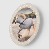 Aangepaste paardenfoto van moderne Equestrian Grote Klok (Hoek)