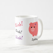 Aangepaste paardenpik koffiemok (Voorkant rechts)