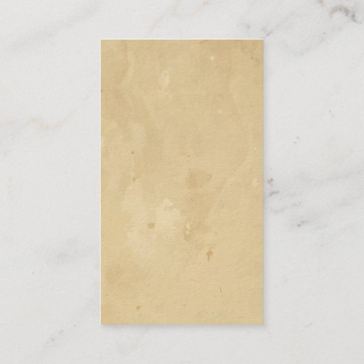 Aangepaste paardenstallen Dierlijk Visitekaartje (Achterkant)