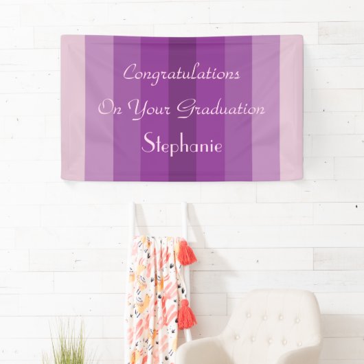 Aangepaste Paarse aantekeningen voor Afstuderen Spandoek (Insitu)