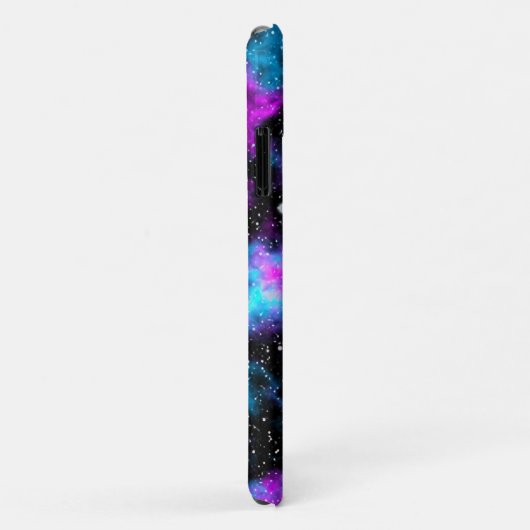 Aangepaste Paarse blauwe melkweg kosmische ruimte Case-Mate iPhone Case (Achterkant/rechts)