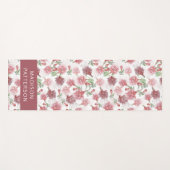 Aangepaste Paarse bloemen van Fuchsia Flowers Yogamat (Voorkant (horizontaal))