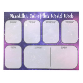 Aangepaste Paarse buitenruimteschepanner voor de n Notitieblok