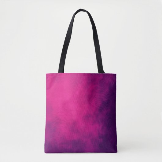 Aangepaste Paarse Canvas tas (Voorkant)