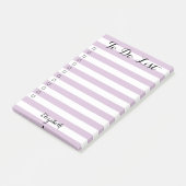 Aangepaste Paarse checklist met strips om lijst te Post-it® Notes (Schuin)